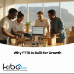 South African small business co-owners in a Cape Town apartment using FTTB for business growth to support their operations